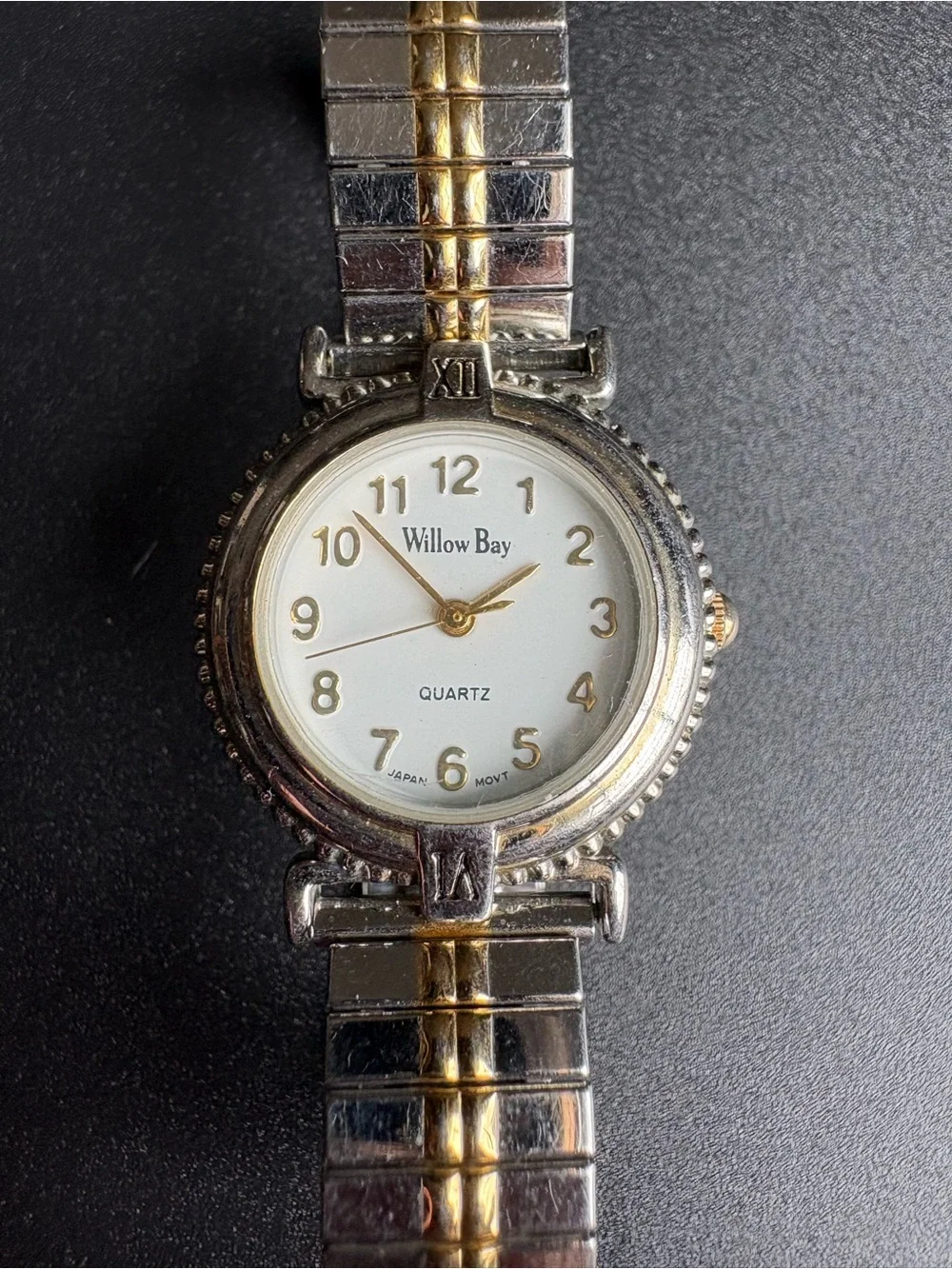 Two-Tone‎ Women's Bracelet Watch - Silver & Gold